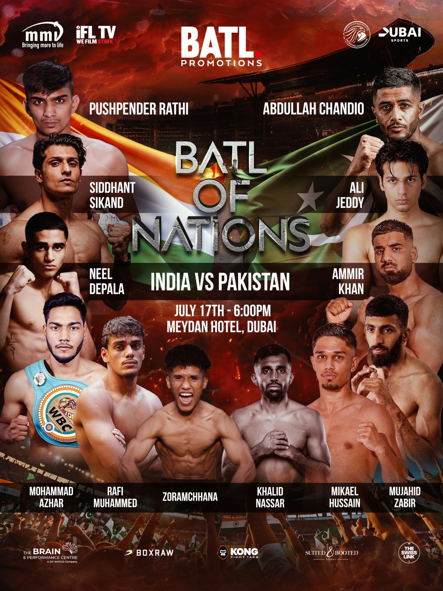 Battle of Nations: India vs Pakistan — Official Poster